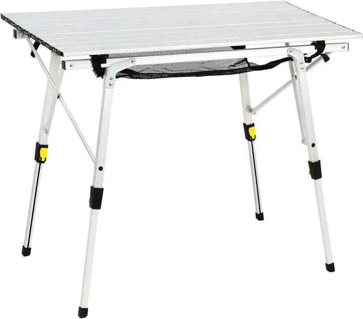 نشمر أعلى الطاولة طبقة شبكة التخييم المحمولة . Roll up table top mesh layer portable camping outdoor