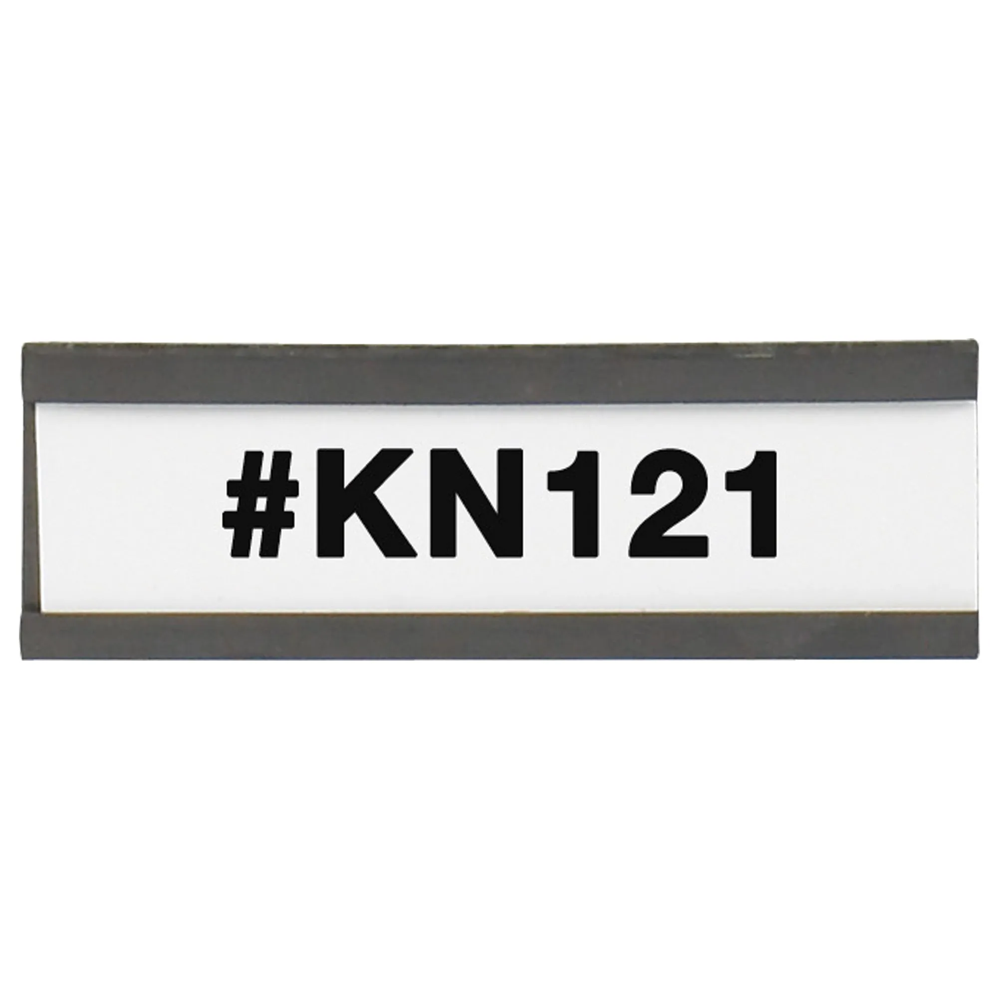 1 x 3" Magnetic C-Channel Cardholders, Case Of 25 (LH191)