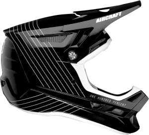 100% Aircraft Helmet - Silo - Black - Small 80001-00002