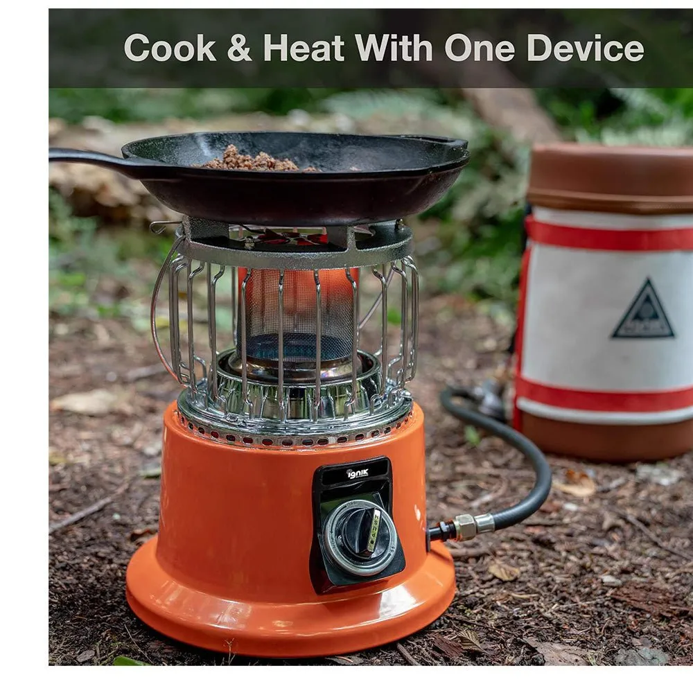 2-IN-1 HEATER & STOVE