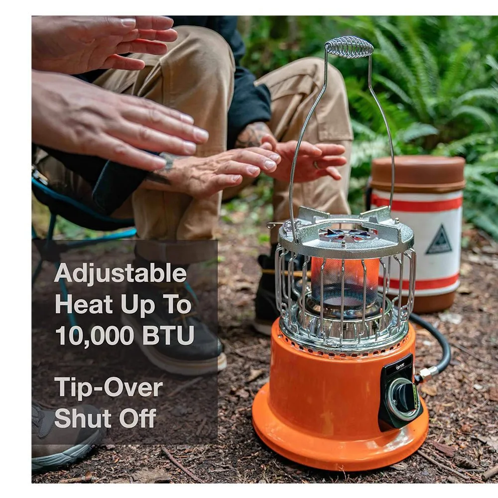 2-IN-1 HEATER & STOVE