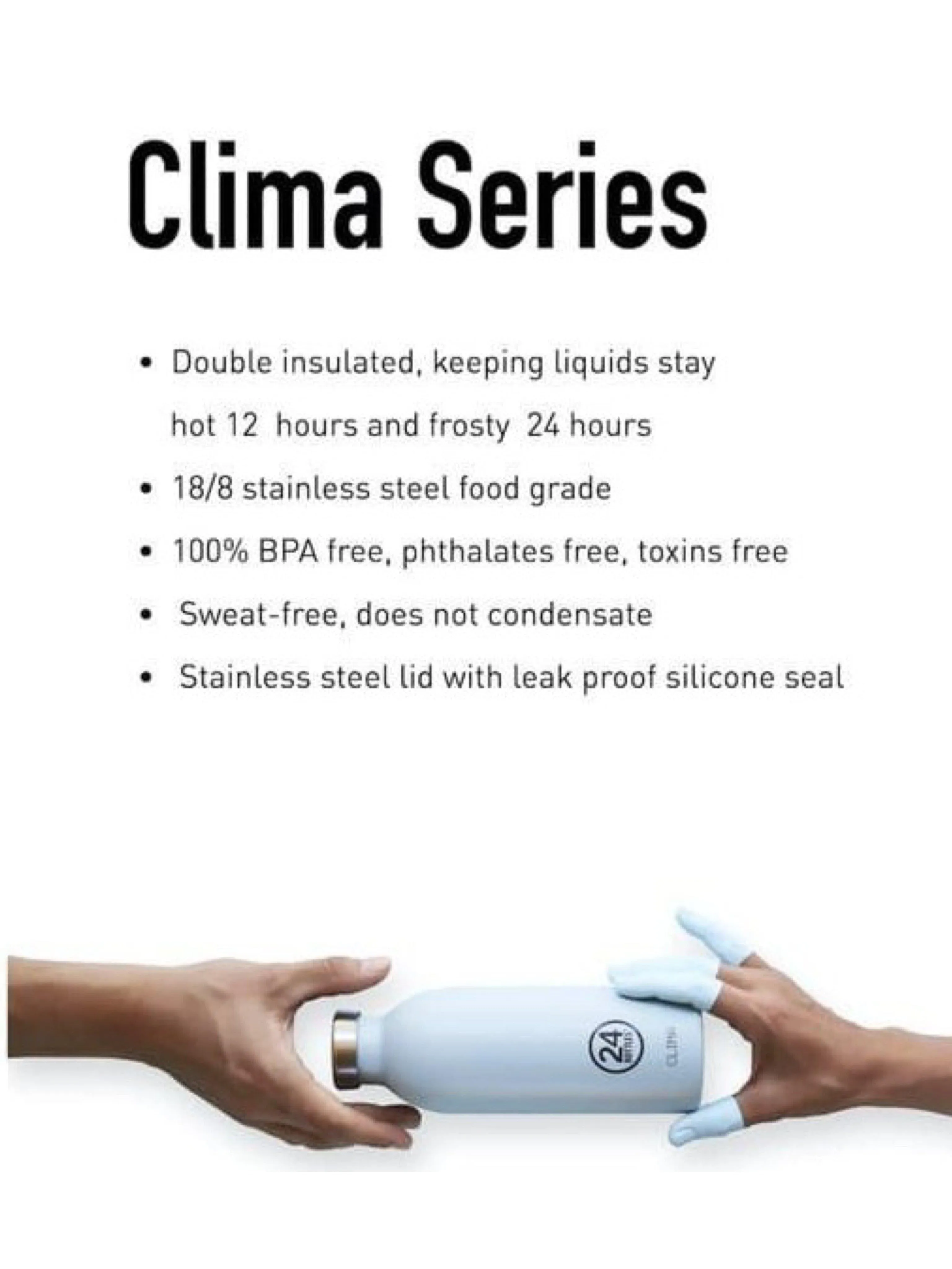 24Bottles Clima Bottle Begonia 850ml