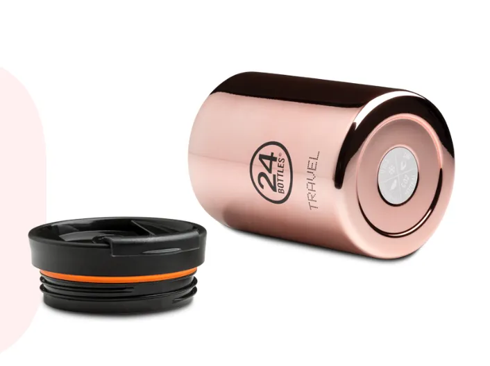 24Bottles Travel Tumbler Rose Gold