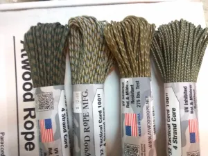 275 Paracord Camo Colours
