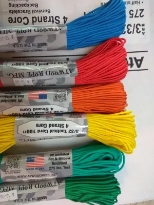 275 Paracord Solid Colours