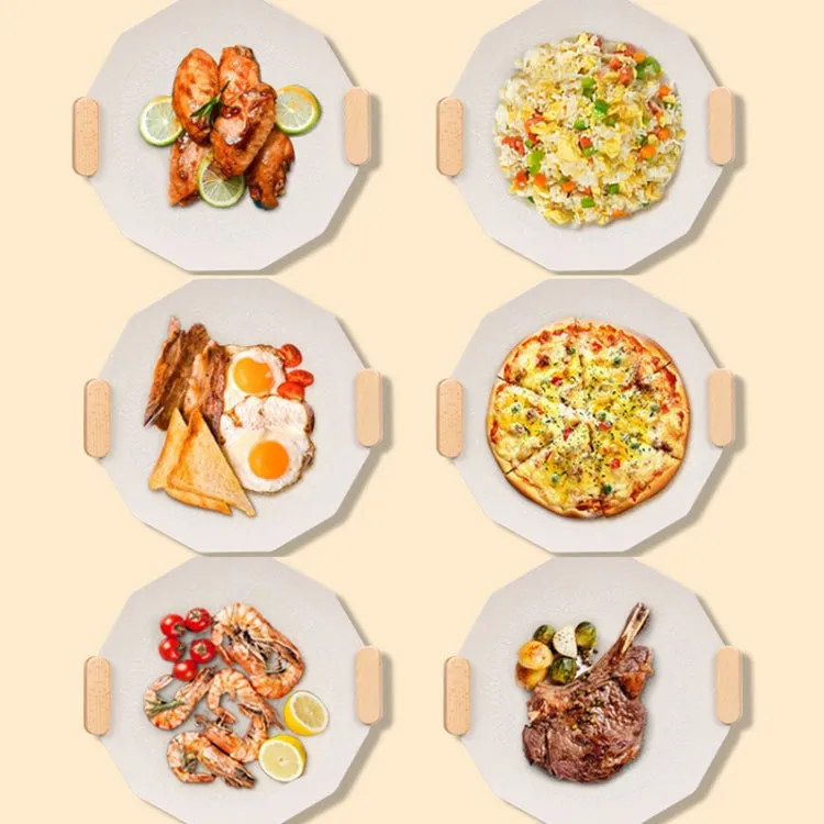 33cm Small Outdoor Camping Rhombus Grill Plate Portable Nonstick Grill Pan Picnic Wearable Cookware
