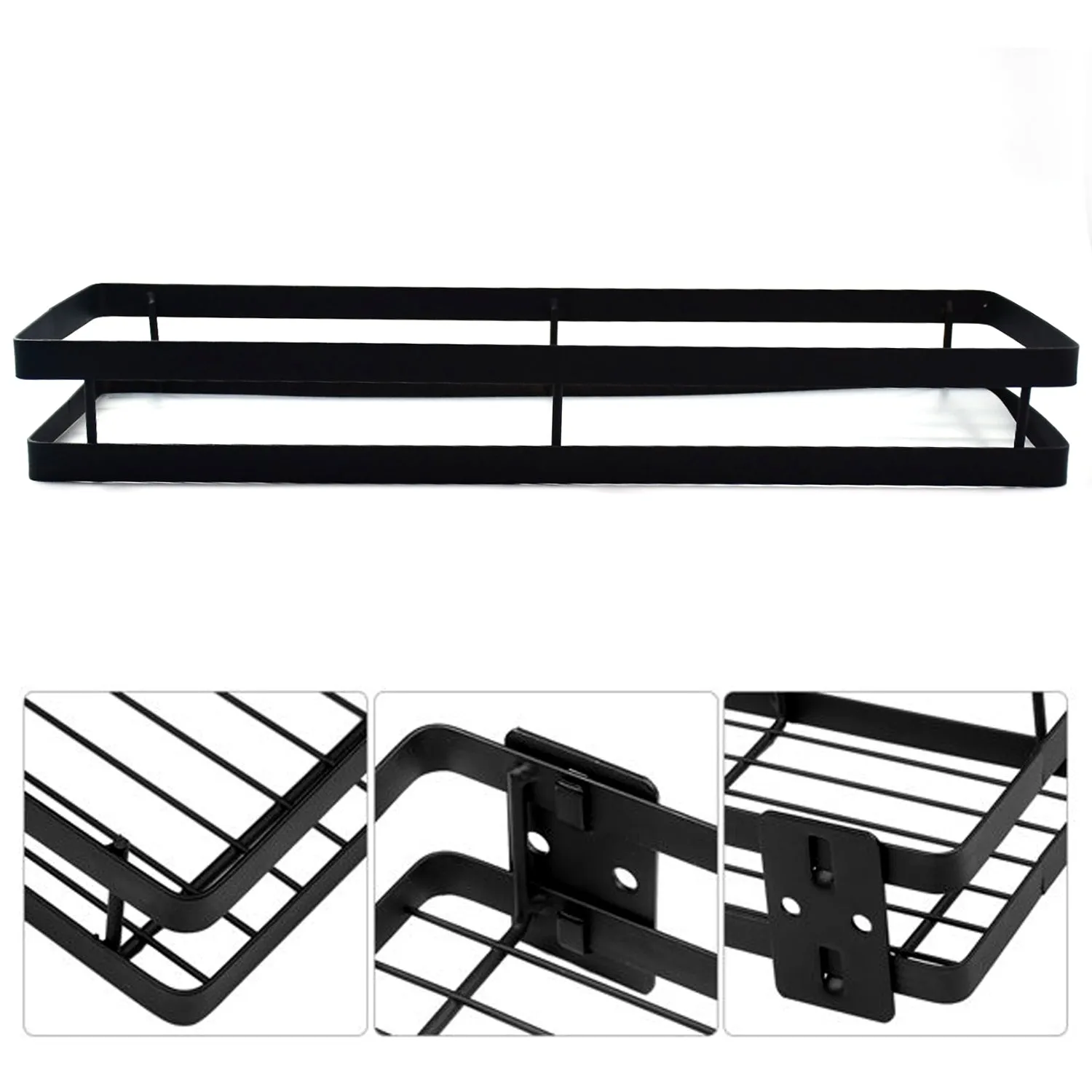 40cm Metal Space Saving Multi-Purpose Kitchen Spice Rack Storage Organizer Shelf Stand .