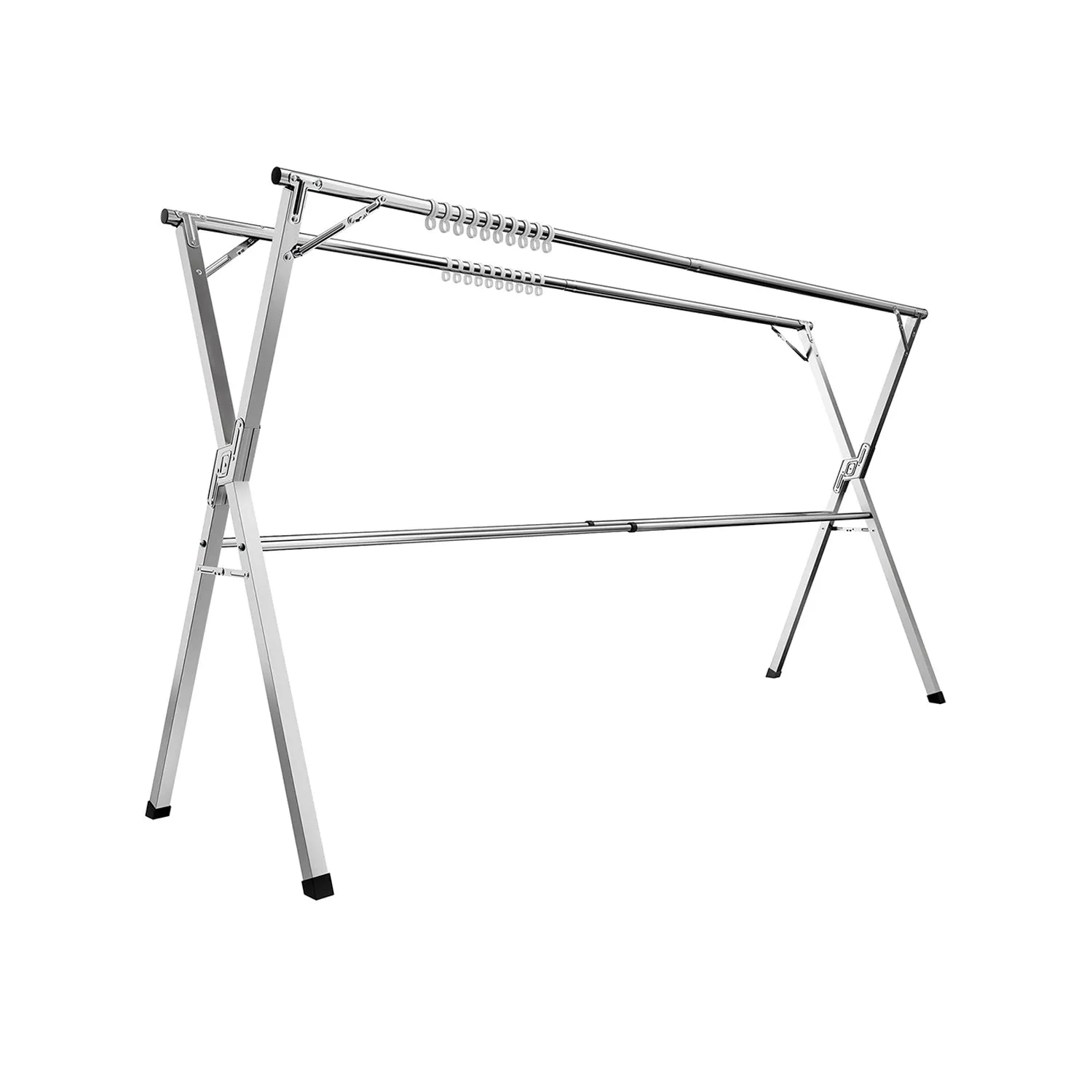 52.4"-78.7" Wide Extendable Clothes Drying Rack