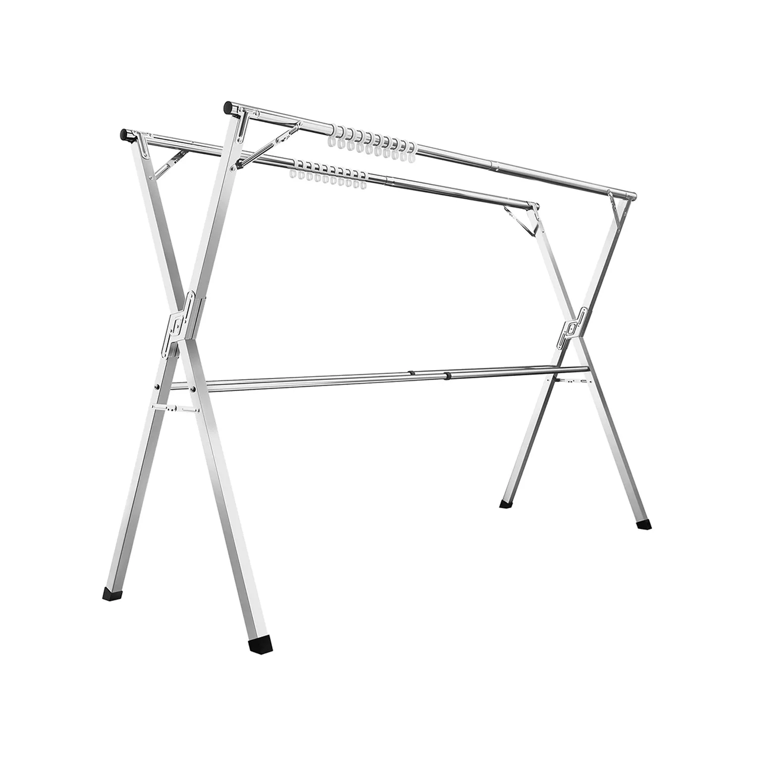 52.4"-78.7" Wide Extendable Clothes Drying Rack