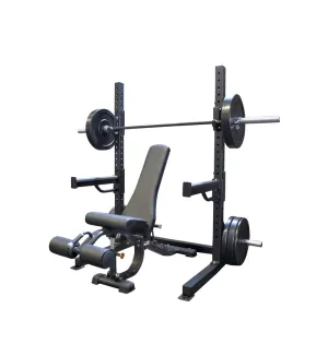 6' Basic Squat Rack PL7351 Package Deal