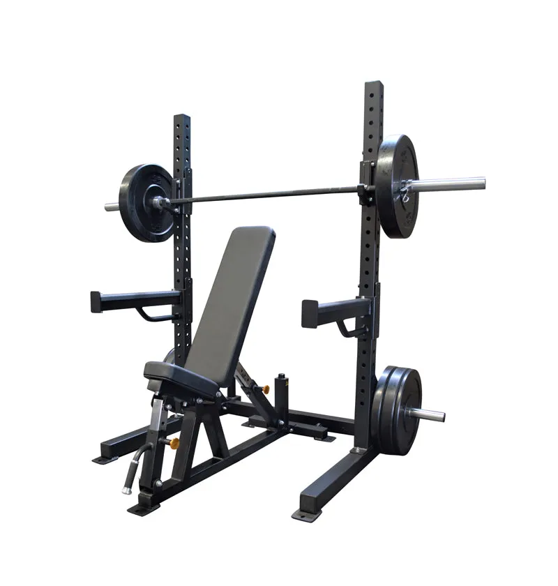 6' Basic Squat Rack PL7351 Package Deal