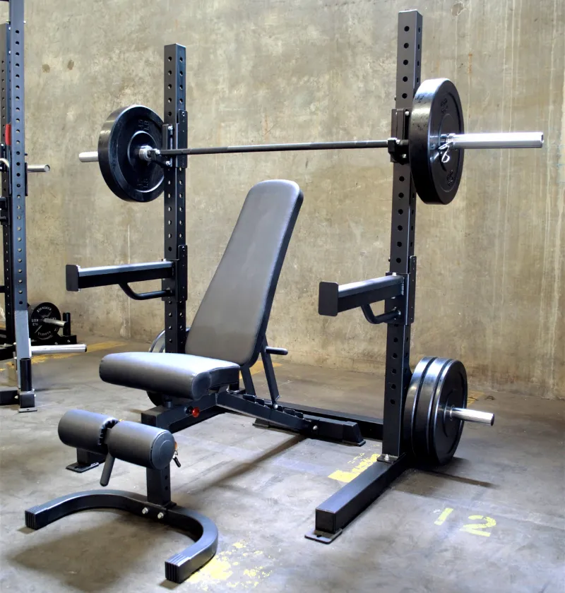 6' Basic Squat Rack PL7351 Package Deal