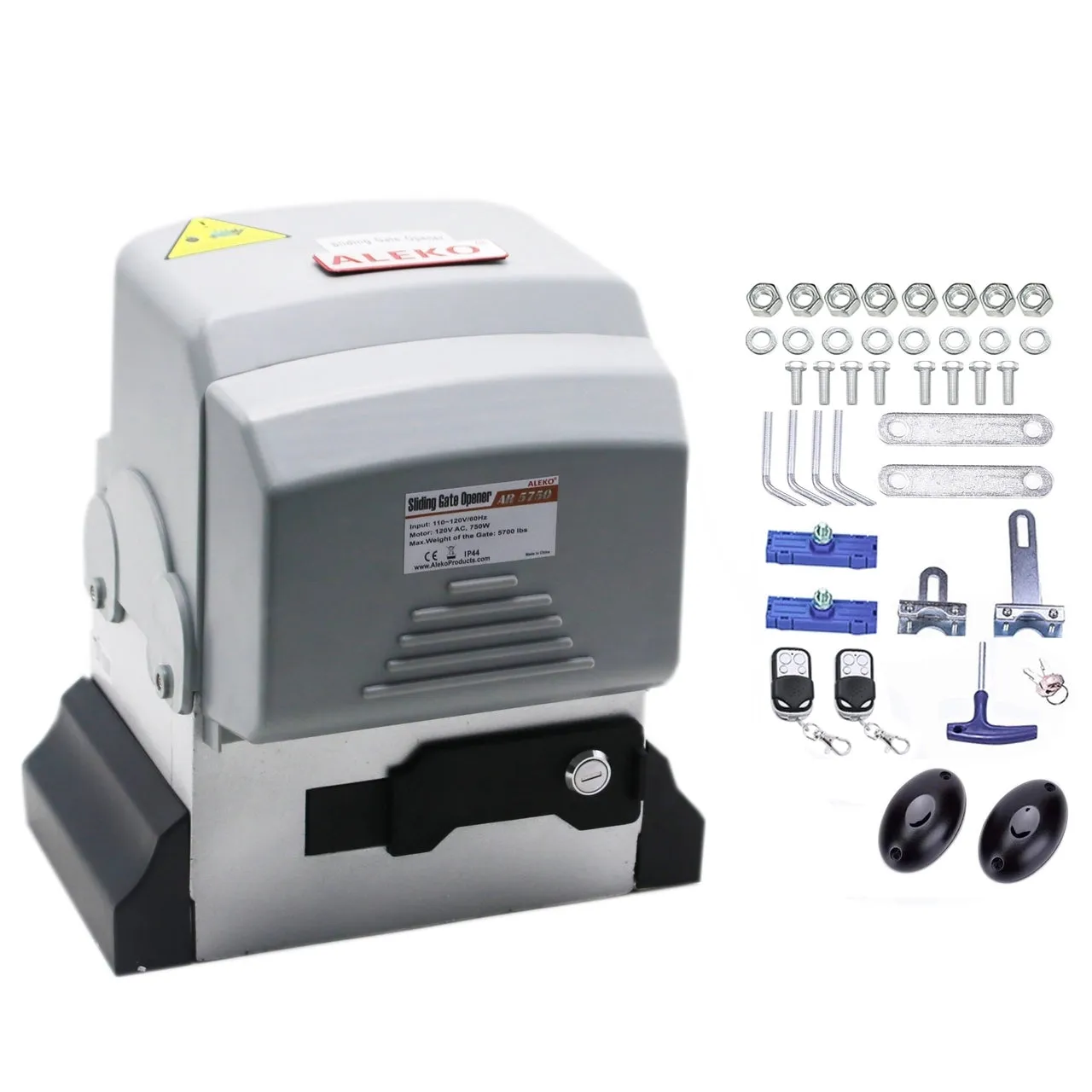 Aleko Heavy-Duty Sliding Gate Opener - AR5750 - Accessory Kit ACC4