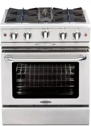 Capital Cooking 30" Freestanding All Gas Range With Liquid Propane Gas