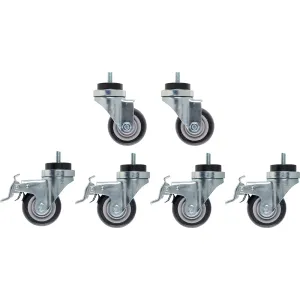 Caster Set (6)