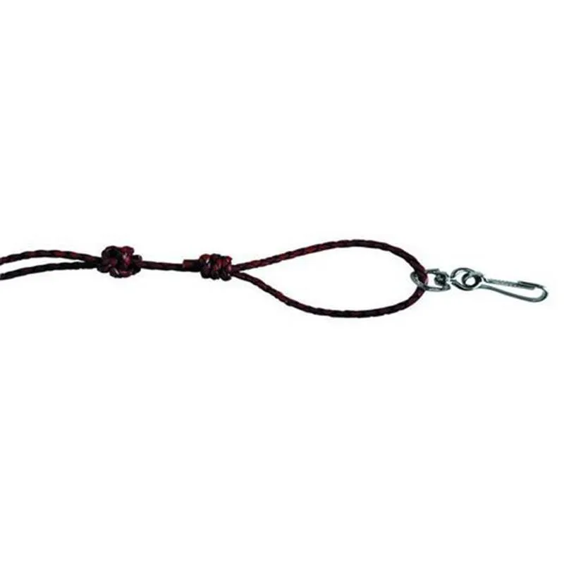 Deluxe Woven Leather Lanyard