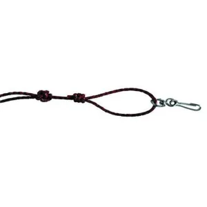 Deluxe Woven Leather Lanyard