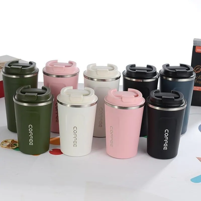 Double Stainless Steel Coffee Mug