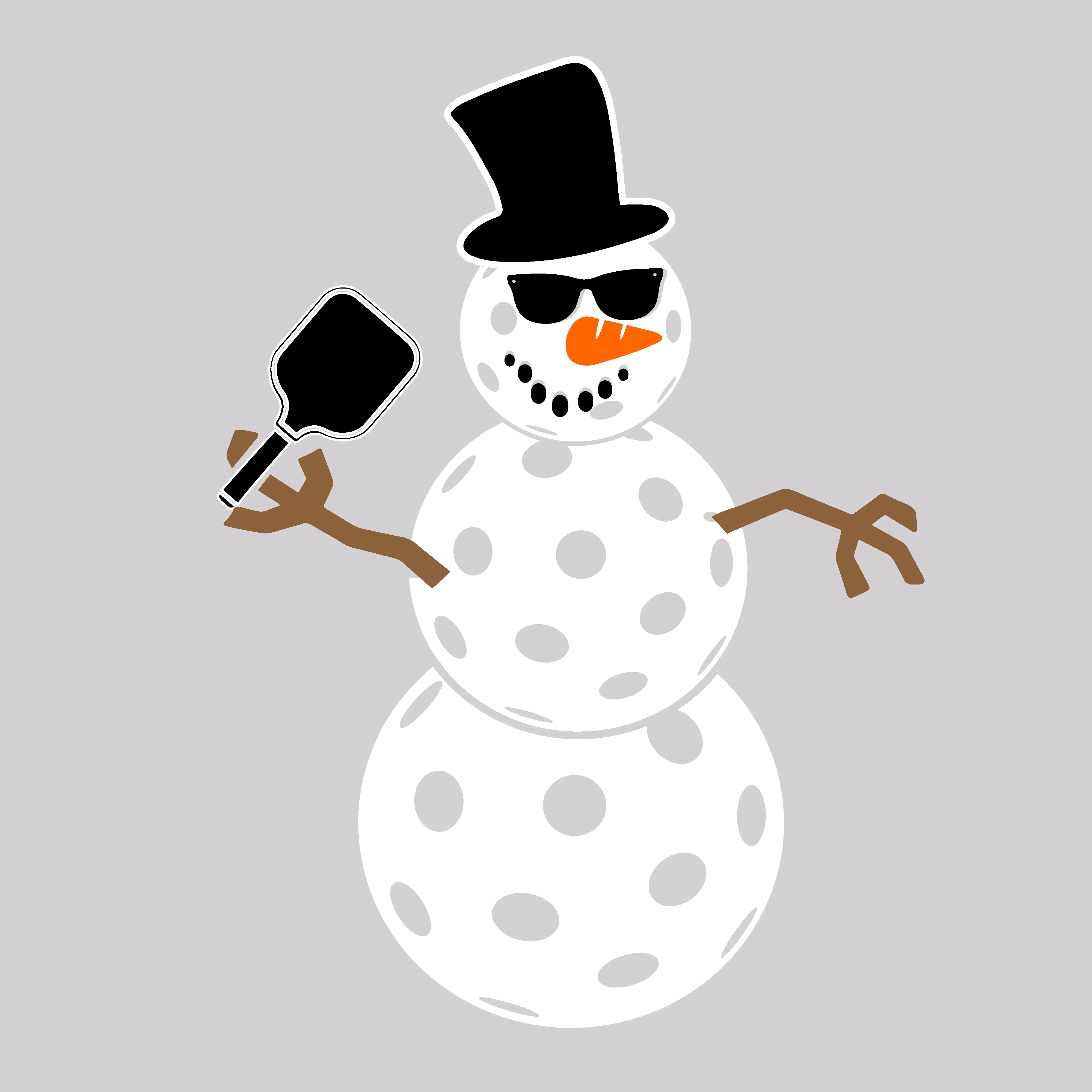 Frosty The Dinking Snowman | Youth Short Sleeve Pickleball Shirts | 100% Polyester