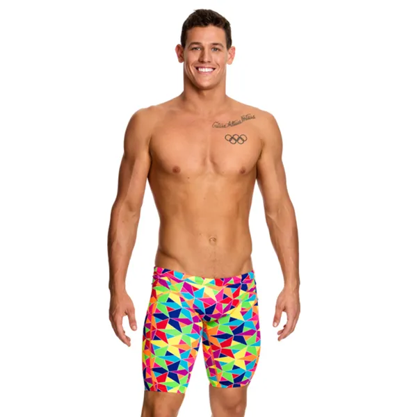 Funky Trunks Mens Training Jammer FT37M- The Joker (Aop)
