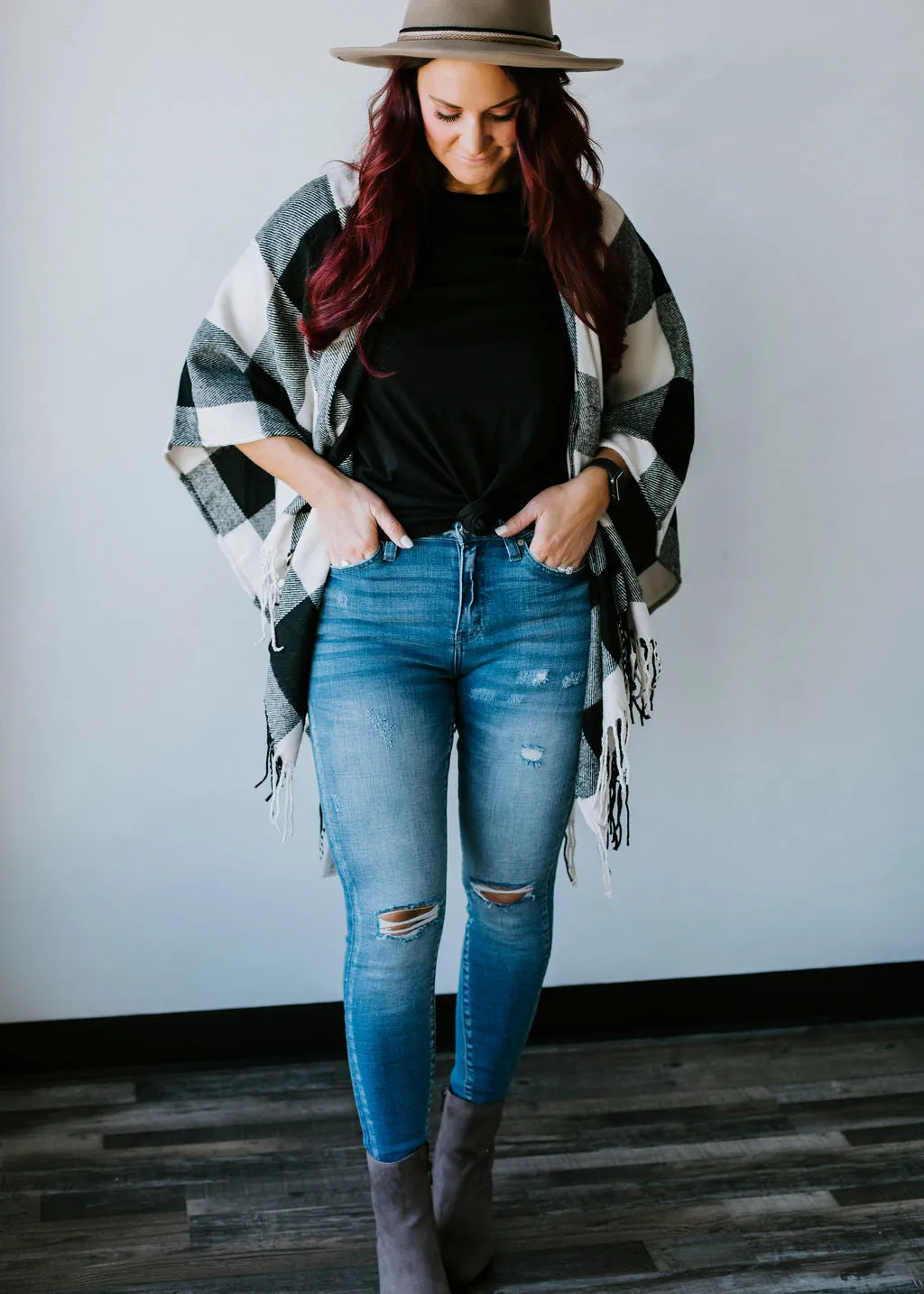 Gone Glamping Fringe Poncho FINAL SALE