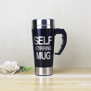 High Self-Stirring Mug with Handle