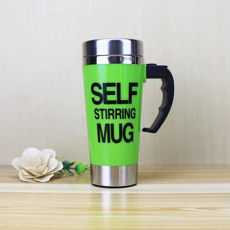 High Self-Stirring Mug with Handle