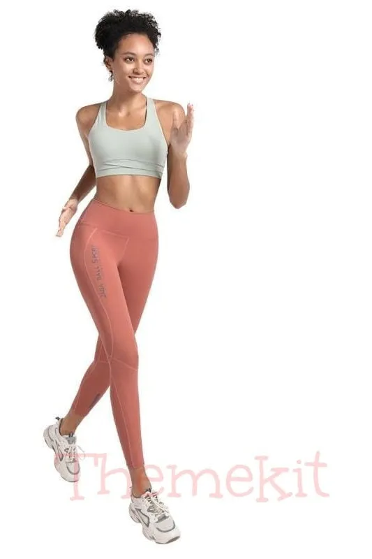 High Waist Breathable Nude Quick Drying Fitness Pants