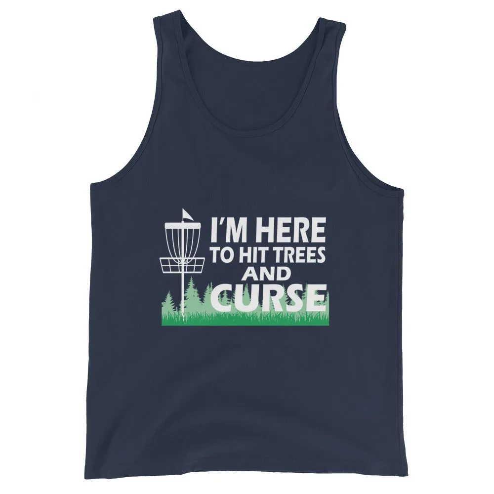 Hit Trees and Curse Tank Top Dark