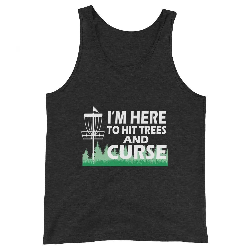 Hit Trees and Curse Tank Top Dark