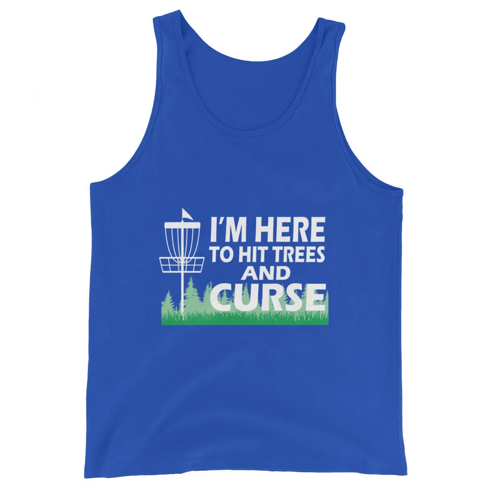 Hit Trees and Curse Tank Top Dark