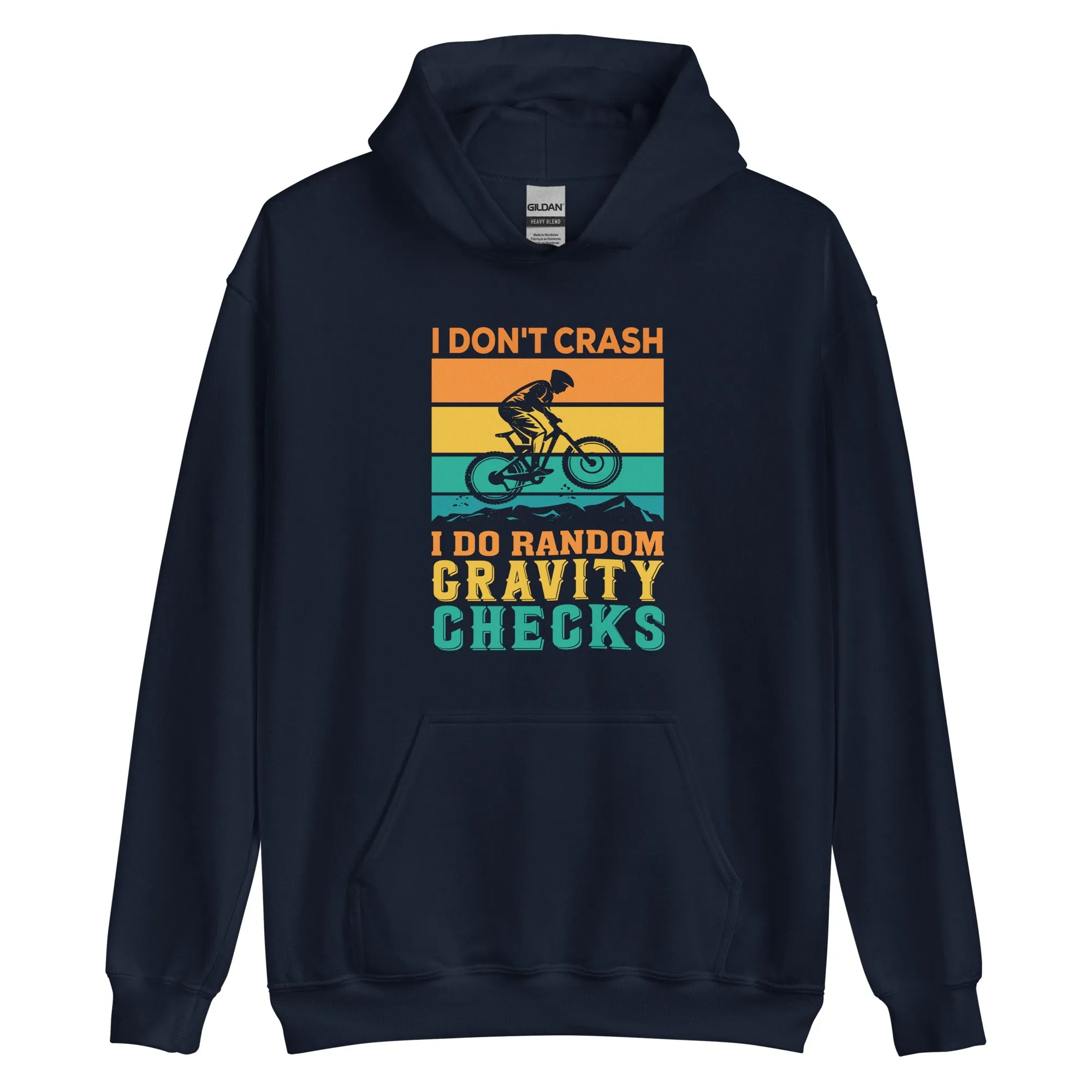 I Don't Crash Hoodie Dark
