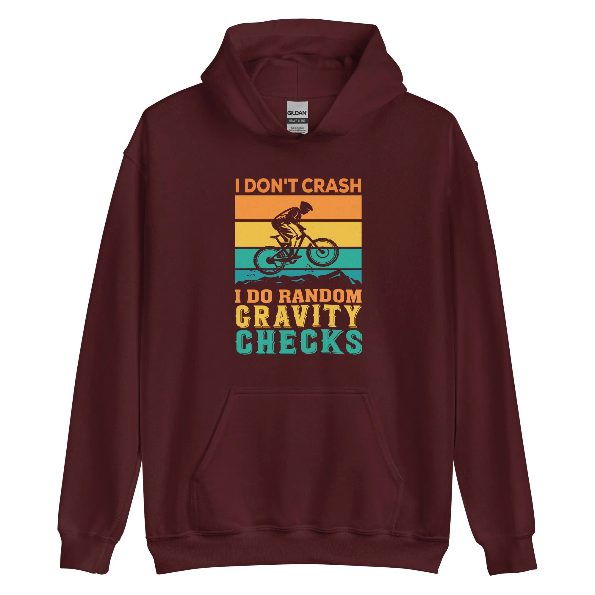 I Don't Crash Hoodie Dark