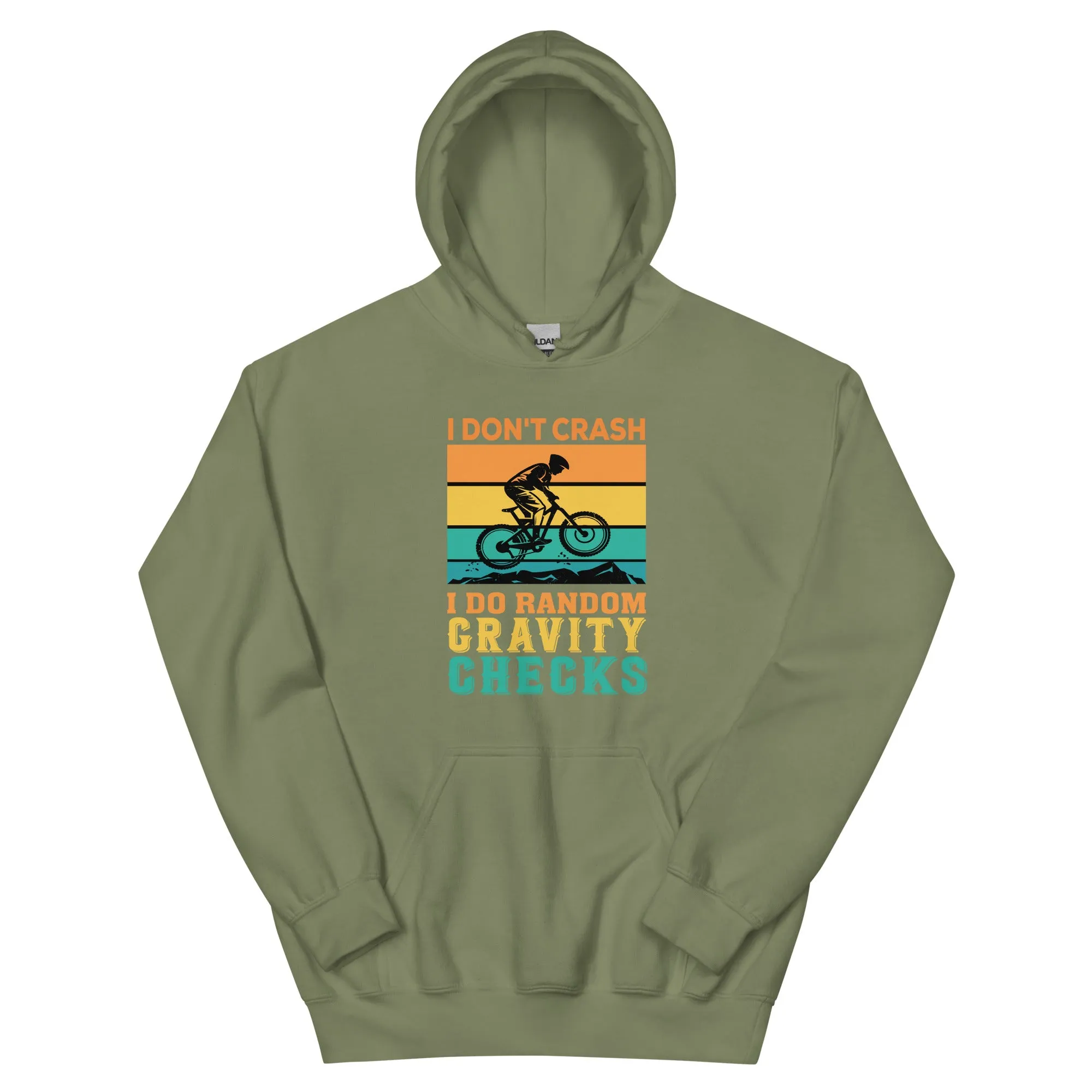 I Don't Crash Hoodie Light