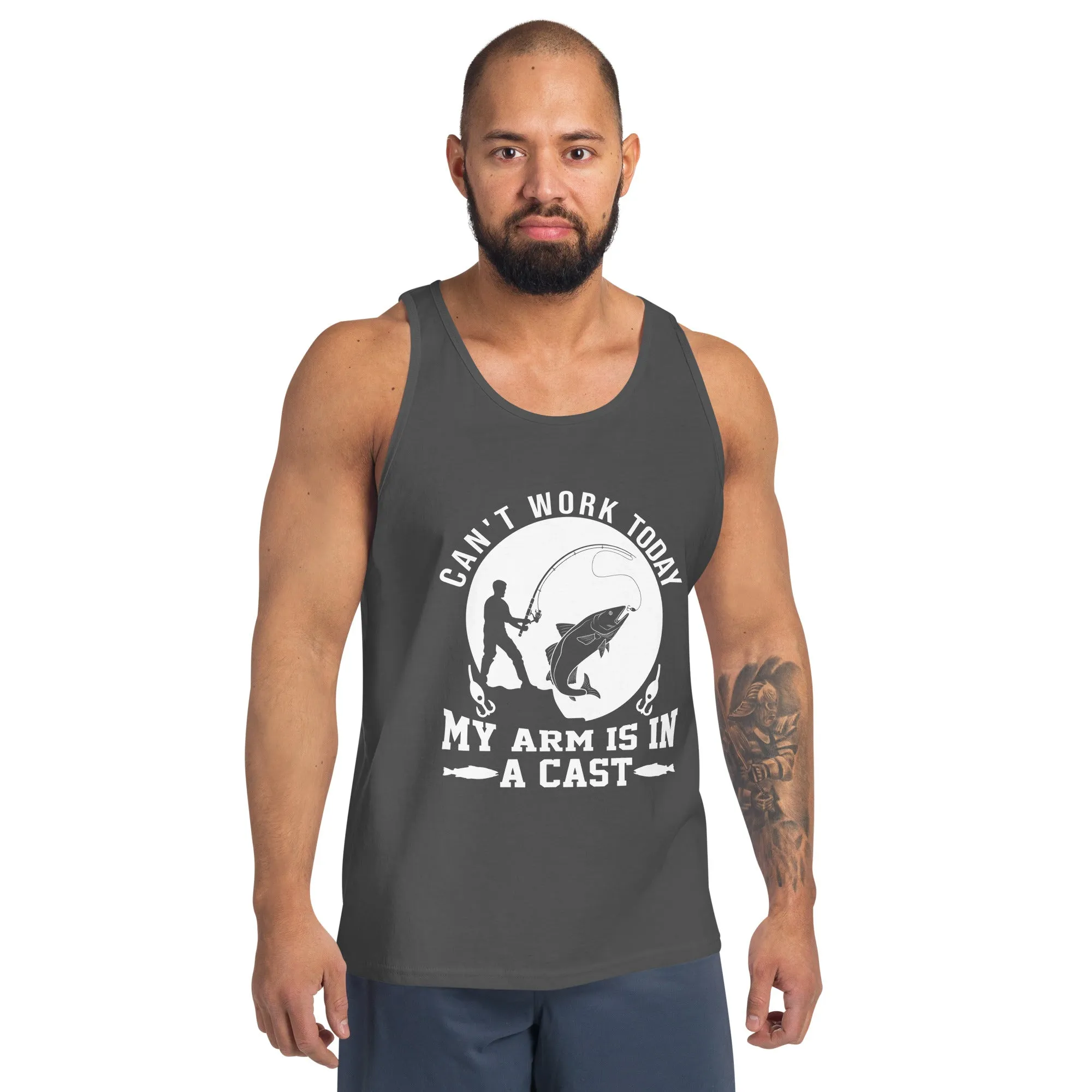 In A Cast Tank Top Dark