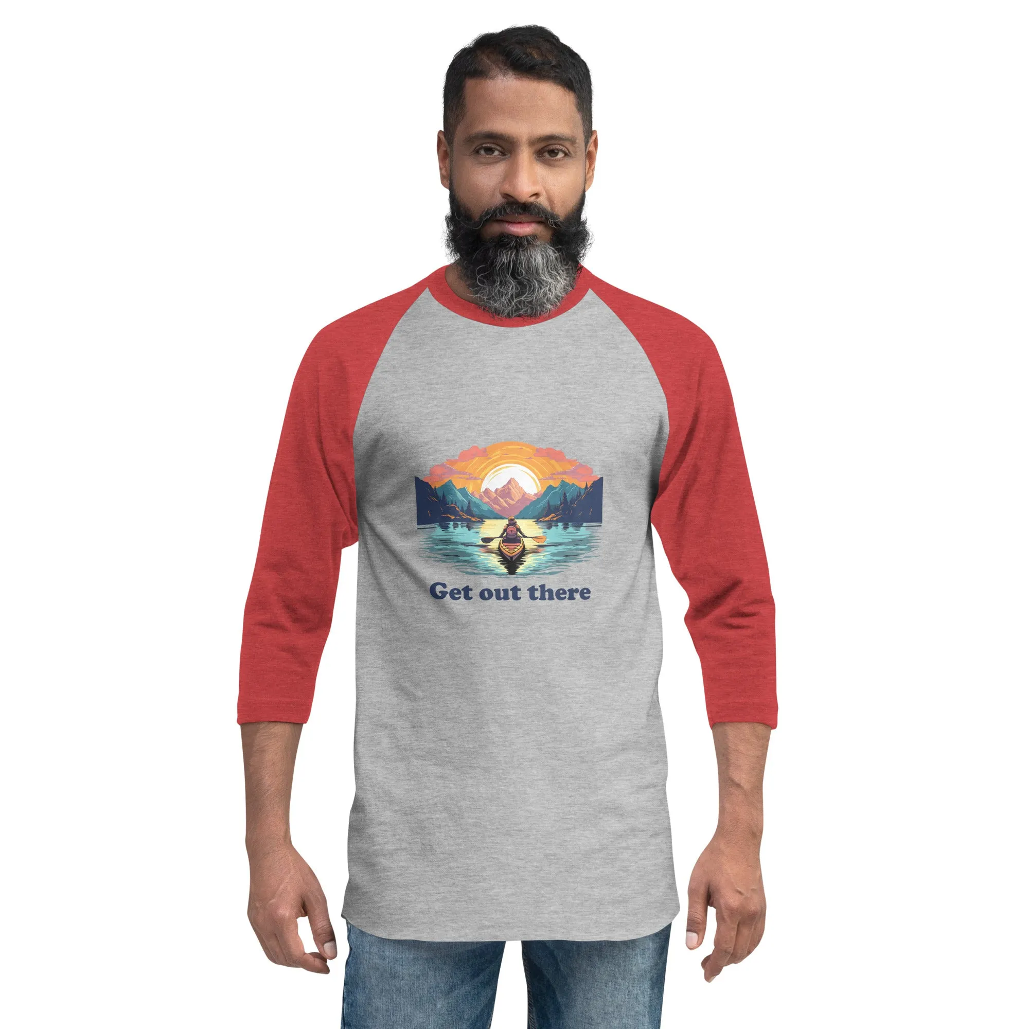 Kayak GOT 3/4 sleeve raglan shirt Light