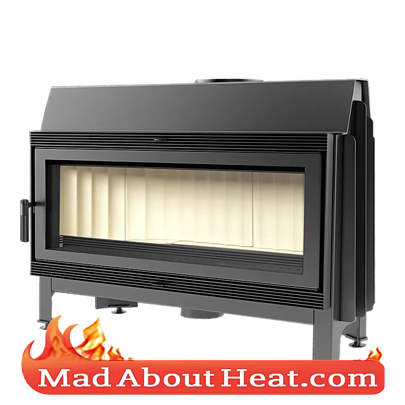 KBA 22kW Fire Place Insert Stove Air Space Heater Multi Fuel Log Burner