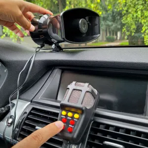 Lautxon - Vehicle siren with microphone