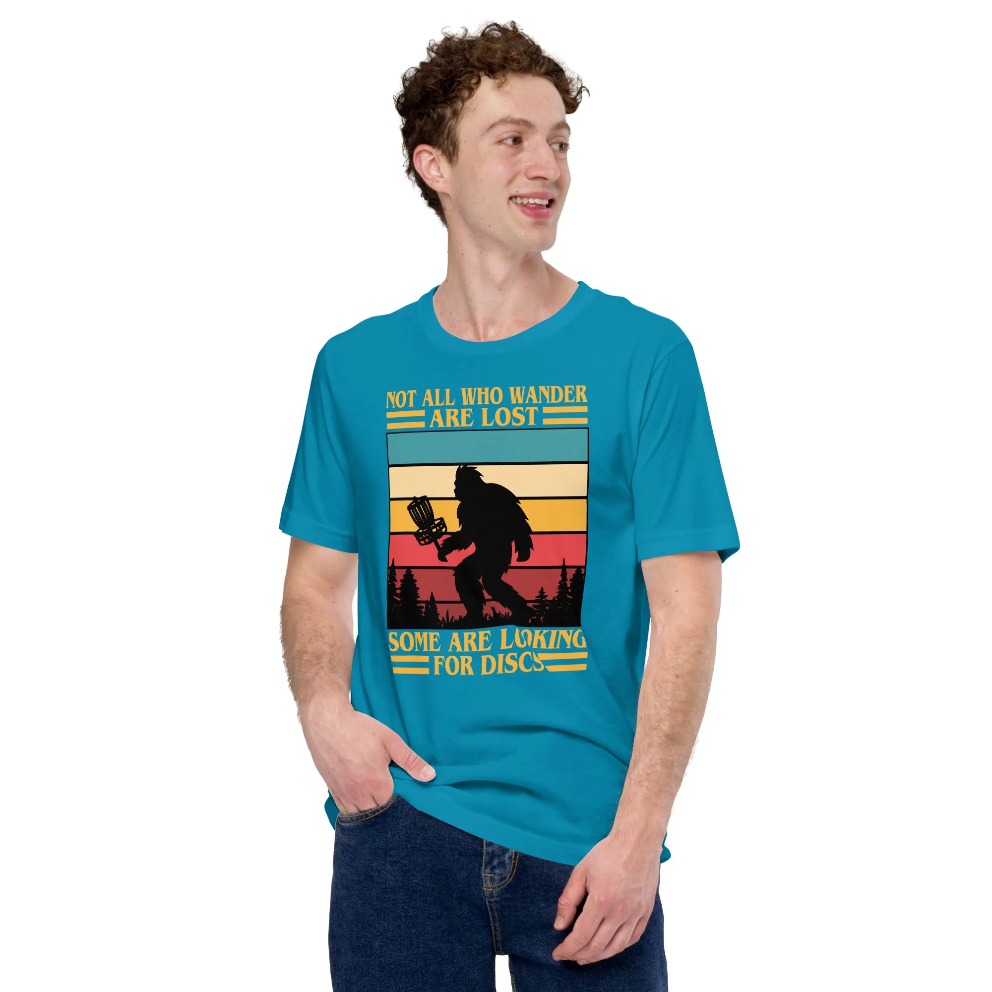 Looking For Disks Unisex t-shirt Dark