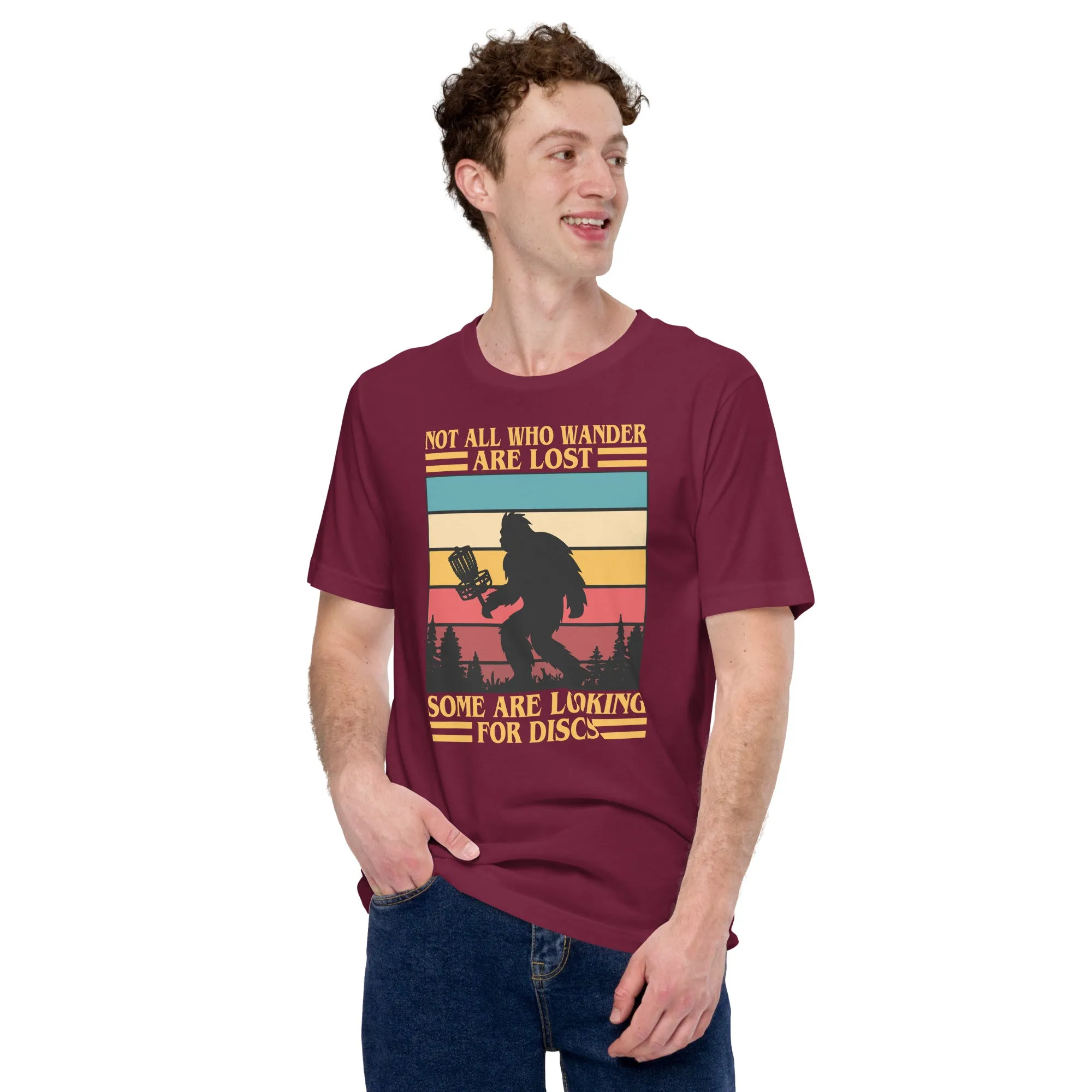 Looking For Disks Unisex t-shirt Dark
