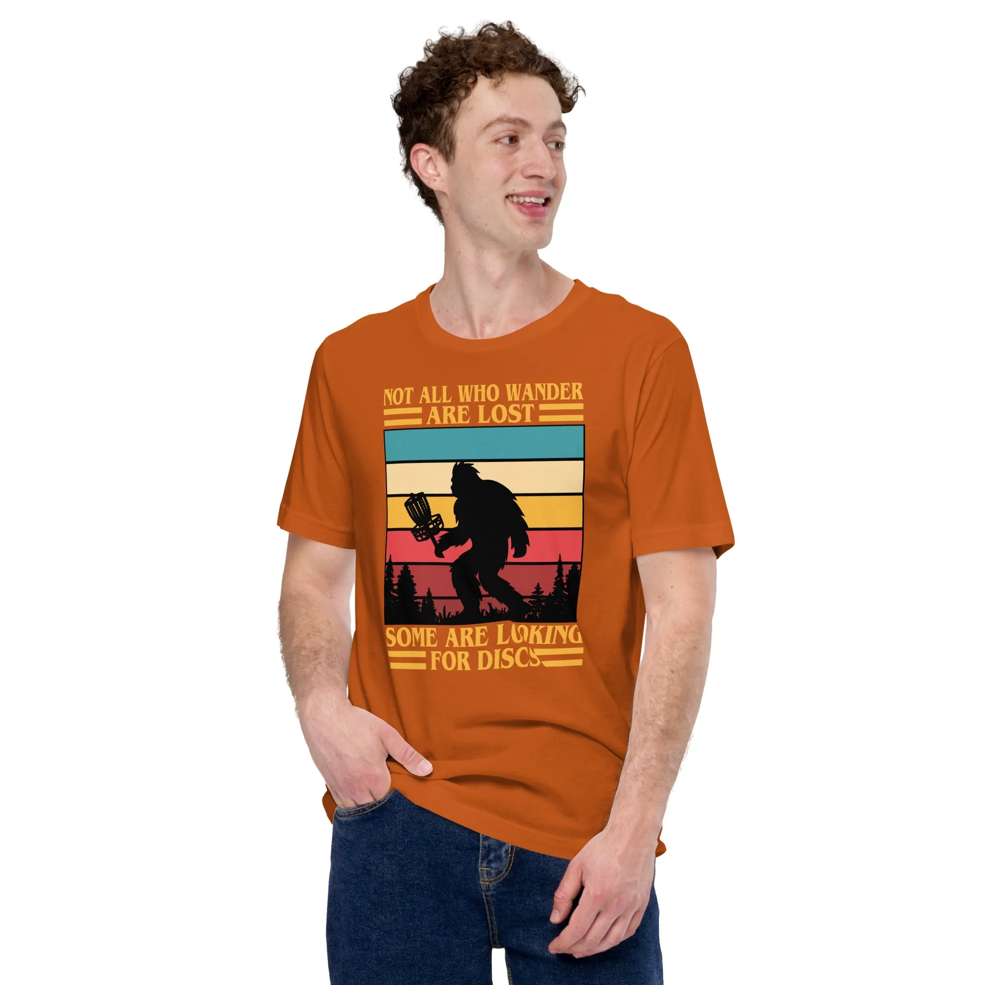Looking For Disks Unisex t-shirt Dark