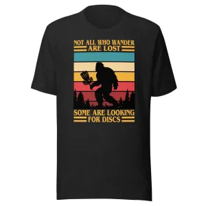 Looking For Disks Unisex t-shirt Dark