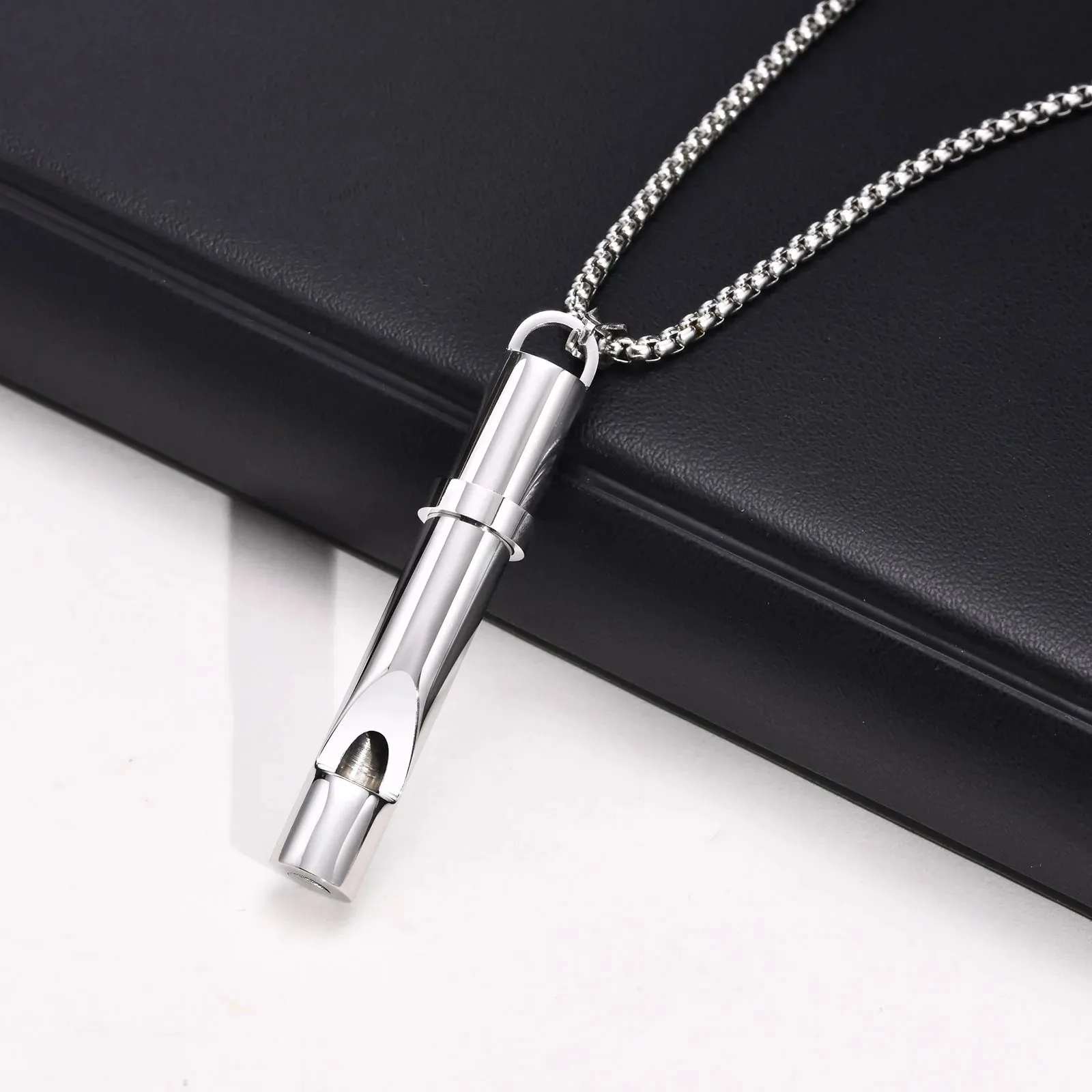 Men's Outdoor Emergency Whistle Necklaces