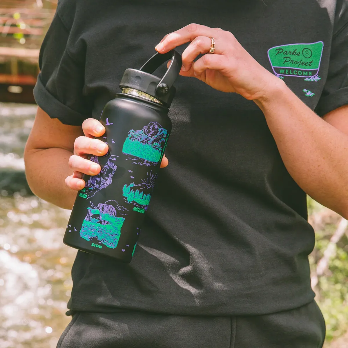 National Park Welcome 32oz Insulated Water Bottle