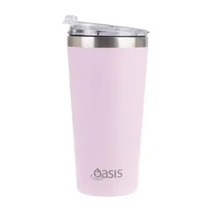 Oasis Insulated Double Wall Travel Mug 480ml - Carnation
