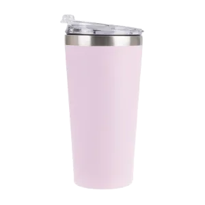 Oasis S/s Double Wall Insulated 'travel Mug' 480ml - Carnation