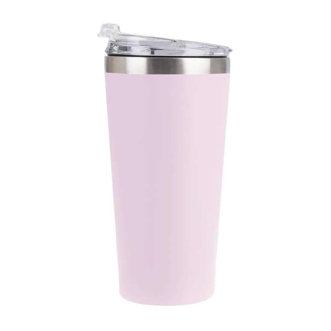 Oasis S/s Double Wall Insulated 'travel Mug' 480ml - Carnation