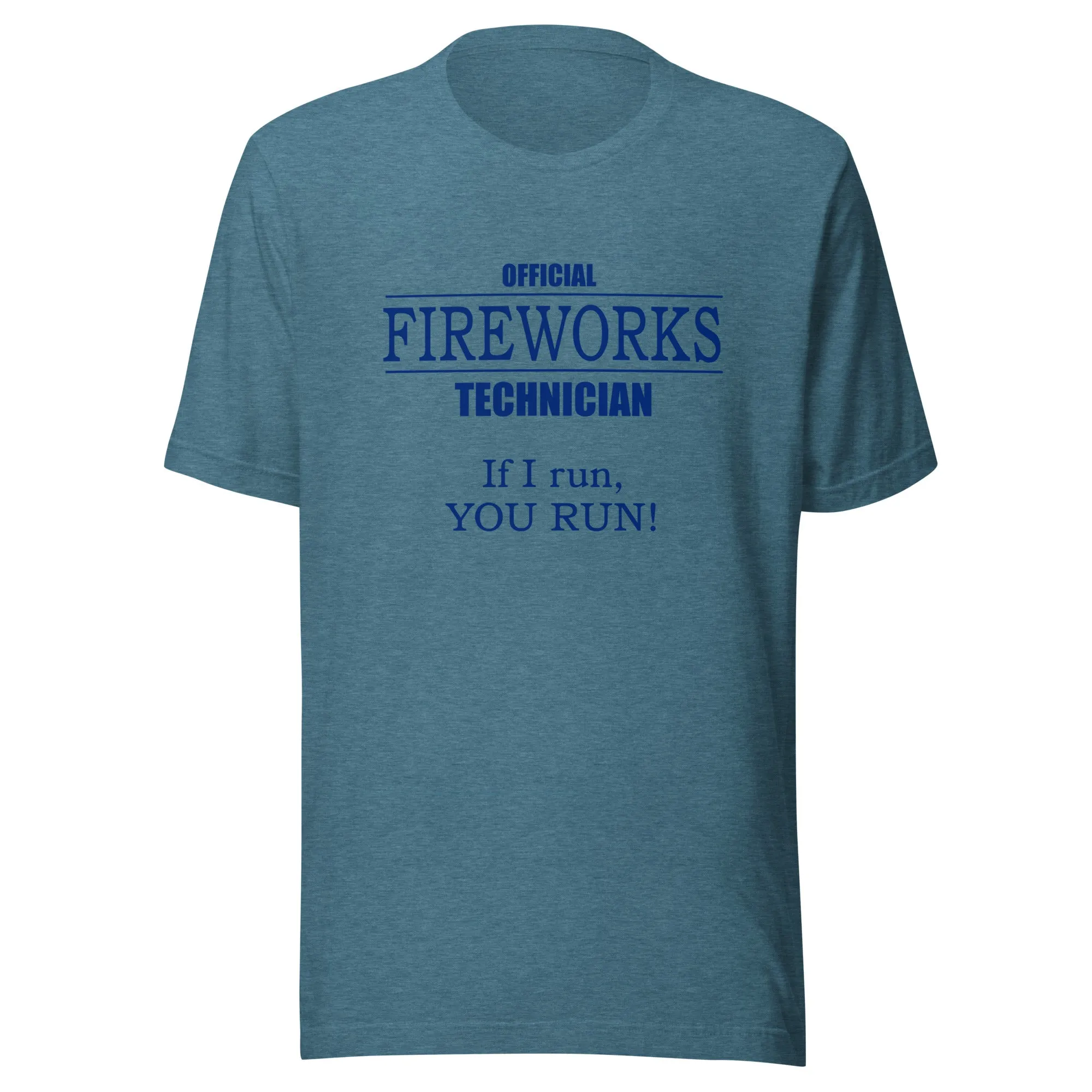 Official Fireworks Technician Unisex t-shirt Light