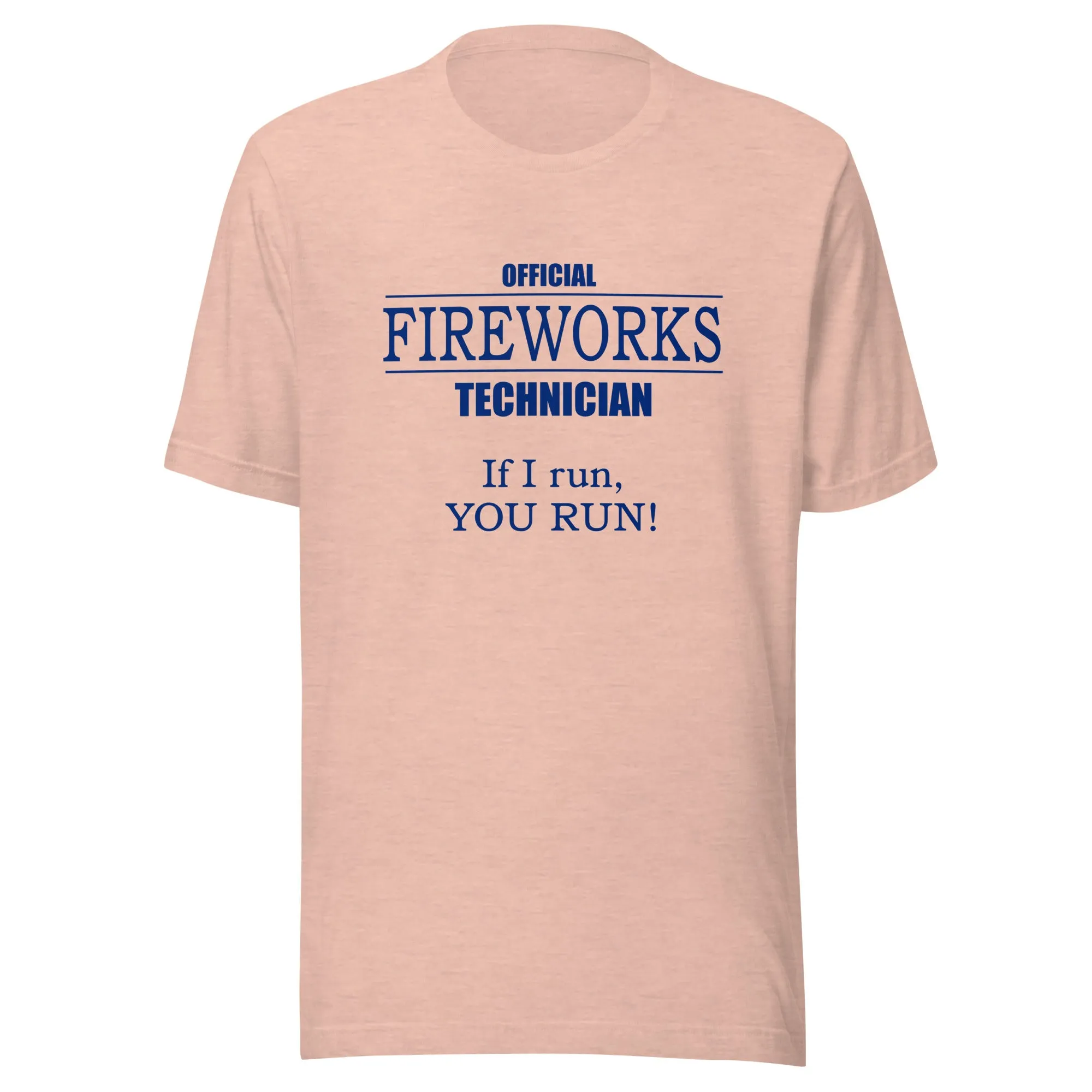 Official Fireworks Technician Unisex t-shirt Light
