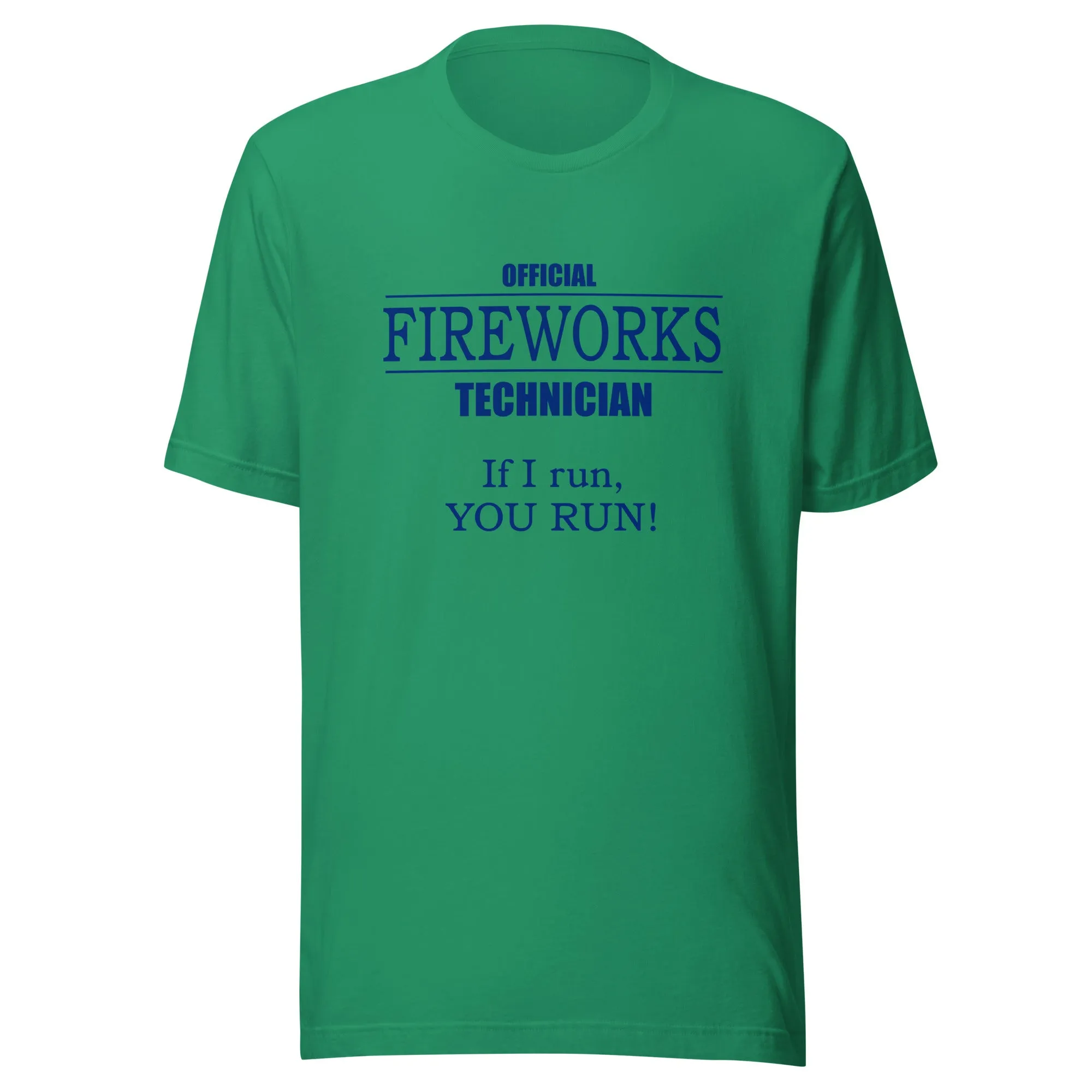 Official Fireworks Technician Unisex t-shirt Light